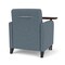 Lesro Siena Lounge Reception Guest Chair W/ Swivel Tablet, 27 in W 29.5 in L 32.5 in H SN1101 - alternate 3